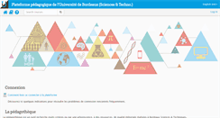 Desktop Screenshot of moodle1.u-bordeaux.fr