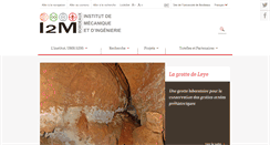 Desktop Screenshot of i2m.u-bordeaux.fr